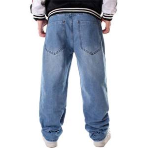 Pantalones de chándal anchos de forro polar para hombre, ligeros, lavados, con logo personalizado, estilo streetwear, con cordón, tipo cargo, jogger, de pierna ancha - Product Image 3