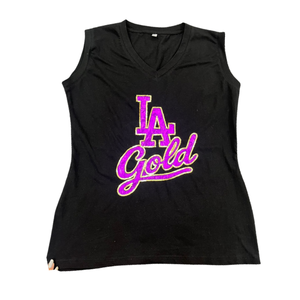 Camiseta de Béisbol Personalizada para Mujer, Verano, Casual, 100% Algodón, con Lentejuelas, Transpirable, Venta al Por Mayor - Product Image 4