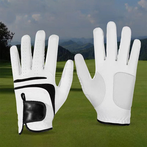 Guantes de Golf de Piel Cabretta para Exteriores, Transpirables, Antideslizantes, con Logotipo Personalizado, Unisex, para Mano Izquierda/Derecha, Duraderos, Fáciles de Poner - Product Image 1