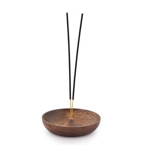 Quemador de incienso moderno de madera esmaltada, quemador decorativo de Agarbatti, atrapa cenizas ovalado, decoración de lujo para el hogar, soporte para quemador personalizado - Product Image 5