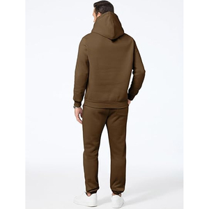 Conjunto Deportivo Informal de Algodón para Hombre, Sudadera con Capucha y Pantalones Deportivos, Ropa Cómoda para Correr y Uso Diario - Product Image 3