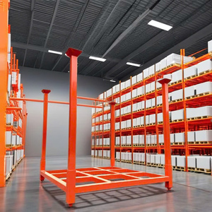 Étagères en acier de supports d'empilement réglables résistants industriels de 5 couches pour le système de stockage d'équipement d'entrepôt - Product Image 4