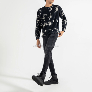 Jersey personalizado para hombre, Sudadera de cuello redondo 2025, lavado a la piedra, manga larga, 100% algodón para otoño - Product Image 3