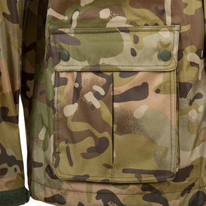 Chaqueta de Invierno con Capucha de Lona de Camuflaje para Hombre, Resistente, Táctica, Forrada de Sherpa, con Patrón de Dibujos Animados, Color Personalizado - Product Image 3