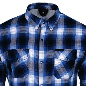 Camisas de Kevlar Personalizadas de Alta Calidad 2026, Camisas de Kevlar a Cuadros para Motociclismo para Hombre con Diseño Personalizado - Product Image 6