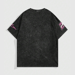 เสื้อยืดสตรีทแวร์พิมพ์ลาย DTG แบบกำหนดเองสำหรับผู้ชาย ระบายอากาศได้ดี ผลิตจากผ้าฝ้าย 100% คุณภาพพรีเมียม สไตล์วินเทจสุดเทรนดี้ ใส่ได้ทั้งผู้ชายและผู้หญิง - Product Image 2