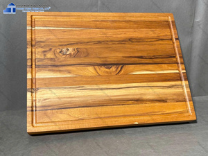 Tabla de cortar de madera de teca de lujo con veta de extremo, bloque de carnicero, tablas de cortar de madera personalizadas, proveedor de utensilios de cocina 2026 - Product Image 1