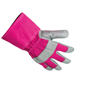 High Quality Cow Leather Industrial Construction <b>Builder</b> Safety Work Gloves Hand Protection Agriculture Gardening Working Gloves - Product Image 4