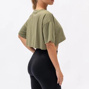 Camisetas cortas para mujer personalizables de fábrica, fabricadas con el mejor material, antibacterianas, a la moda. - Product Image 2