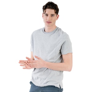 Camiseta Básica Premium de Algodón para Hombre, Manga Corta, Cuello Redondo, Ligera y Elegante, Fabricante de Ropa de Marca Privada - Product Image 1