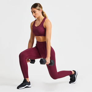 Ensemble de yoga deux pièces pour femmes, tenue de sport extensible pour l'entraînement, la gym et le fitness - Product Image 6