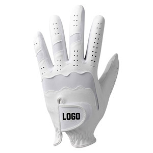 Guantes de golf de piel de oveja de alta calidad hechos con material de alta calidad, guantes de golf ajustables hechos a medida para hombre - Product Image 4