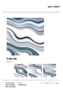 Carreaux de porcelaine élégants, haut de gamme, brillants, format 600x600, grand format, pour sols et murs, pour décoration intérieure de luxe - Product Image 2