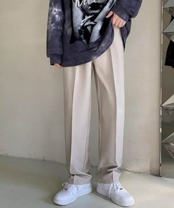 กางเกงขายาวผู้ชาย ผ้าฝ้าย 100% น้ำหนักเบา ระบายอากาศได้ดี ซิปหน้า สไตล์ลำลอง ทรงตรง เอวกลาง ด้านหน้าเรียบ เป็นมิตรกับสิ่งแวดล้อม - Product Image 4