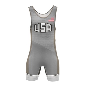 Logo personnalisé Sublimation Youth Singlet pour haut de lutte et haltérophilie Acheter des singlets avec un design personnalisé - Product Image 1