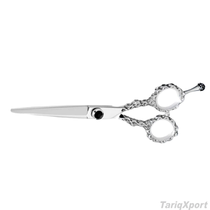 Ciseaux de barbier pliables légers de haute qualité en acier pakistanais, lame droite, pour droitiers, classiques, pour la coiffure - Product Image 4