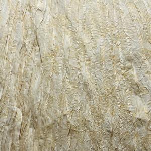 Falda de Verano para Mujer, 100% Algodón Puro Beige, Elegante y Casual, con Estampado Floral a Mano - Product Image 2