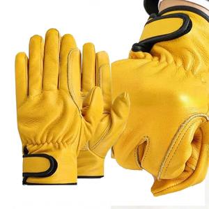 Gants de mécanicien en cuir pour hommes, très demandés, avec logo personnalisé, meilleur design, vêtements de travail en cuir, gants de mécanicien - Product Image 1