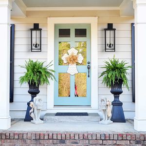 Lampada da parete per esterni a 4 luci, nera, resistente alle intemperie, 76 cm (30 pollici) di altezza, 1 pezzo, applique da parete per portico, giardino, patio (senza lampadine) - Product Image 5