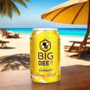 Bebida de Miel Natural de Abeja Grande de Acacia, Premium, Alta en Antioxidantes, Refrescante, Baja en Azúcar, Opción Más Saludable, Halal, 325 ml, Miel Real Transparente - Product Image 5