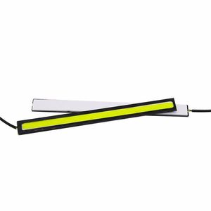 Set di 6 Strisce LED 12V DRL Verdi con Effetto Nebbia, Luci Diurne COB - Product Image 3
