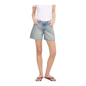 Shorts de mezclilla casuales de verano para mujer, a la moda, de talle alto, holgados, de mezclilla, suministro personalizado al por mayor - Product Image 1