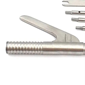 Instrument dentaire manuel réutilisable en acier inoxydable pour le retrait de couronnes, idéal pour les traitements cliniques et les procédures buccales - Product Image 2