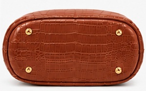 Bolso de Hombro de Lujo en Cuero Genuino Vintage con Bordado Abierto de Poliéster para Invierno/Primavera/Verano, Ideal para la Playa y Viajes, para Mujer - Product Image 3