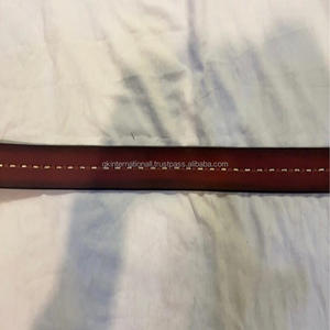 Dernières tendances en cuir de vachette pleine fleur pour hommes ceinture décontractée en cuir véritable sur mesure prix de gros ceintures et accessoires pour hommes - Product Image 5