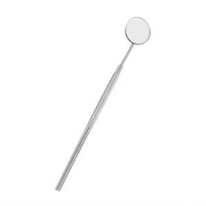 Professional Steel Dental Mouth Mirror No. 5 With Handle 6.5" Dentist <b>Tool</b> for <b>Teeth</b> <b>Cleaning</b> Inspection by Blush surgical - Product Image 2