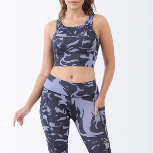 Sujetador Deportivo Transpirable de Secado Rápido sin Costuras para Mujer, con Soporte Medio, Logotipo Frontal Bordado Personalizado, Spandex/Poliéster para Yoga y Gimnasio - Product Image 4