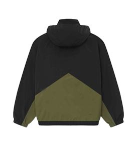 Chaqueta Cortavientos de Nailon para Hombre, Diseño Personalizado, Alta Calidad, Cuello Alto Informal, Cierre de Cremallera, Impermeable - Product Image 2