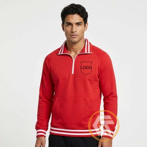 เสื้อสเวตเชิ้ตคอกลมผ้าฟลีซคอตตอน 100% แบบกำหนดเอง ปักลาย ระบายอากาศ แห้งเร็ว สำหรับฤดูหนาว เหมาะสำหรับผู้ชาย - Product Image 2