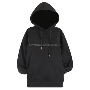 Sweat à capuche personnalisé printemps et automne 480gsm poids lourd 100% coton pull unisexe ourlet côtelé sweats à capuche - Product Image 6