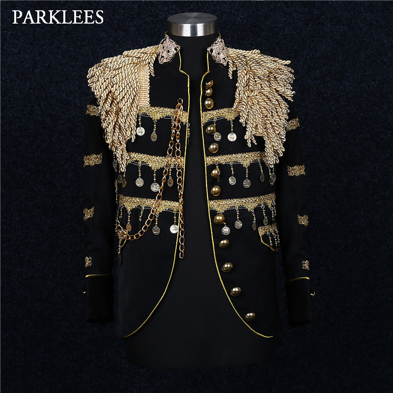 slim fit dress slacks Women's Steampunk Black Sequins Dress – Steampunk Outfit main image 1