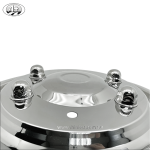 Pour VW Crafter & MAN TGE & Mercedes Benz Sprinter 2006 ~ 2018 16X5.5 T304 Enjoliveur de roue en acier inoxydable - Product Image 5