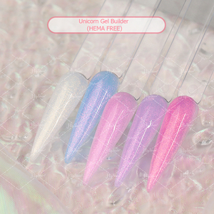 Hema Free Unicom <strong>Gel</strong> Builder Mermaid <strong>Gel</strong> Extension <strong>Nail</strong> Milky Glitter Building <strong>Gel</strong> with Pearly Topping for <strong>Nails</strong> - Product Image 2