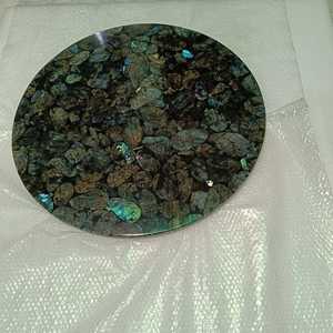 Cubierta de Mesa de Labradorita Premium, Piedra Preciosa Natural, Cubierta de Mesa Redonda, Decoración de Hogar de Lujo, Calidad de Exportación - Product Image 2