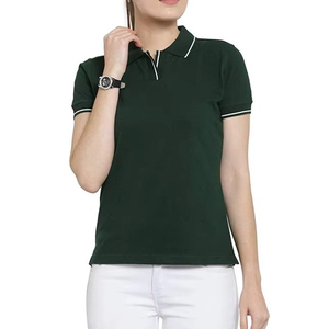 Camisetas Polo de Secado Rápido y Transpirables para Mujer, Corte Ajustado, Precio al por Mayor, Color Sólido, Manga Corta - Product Image 1