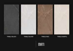 Azulejos de porcelana mate de alta gama, tamaño 600x1200, formato grande para pisos y paredes, para interiores residenciales y comerciales de lujo. - Product Image 5