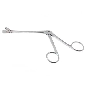 Pince nasale manuelle légère à pointe dentelée incurvée, instrument médical chirurgical en acier inoxydable de haute qualité pour pansement nasal - Product Image 1