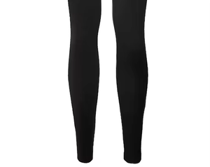 Leggings de yoga negros de cintura alta con cremalleras doradas, pantalones elásticos sin costuras de longitud completa para mujer - Product Image 6