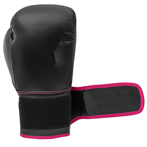 Guantes de Boxeo Profesionales para Hombre, de Cuero Genuino, Personalizables, Color Morado y Negro, Duraderos, Transpirables, de Alta Calidad, Diseño Edoor - Product Image 3