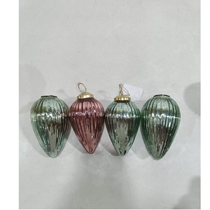 Petites boules vertes sauge pour décoration d'arbre de Noël, ornements suspendus, articles de décoration de Noël, décorations pour arbre de Noël - Product Image 6
