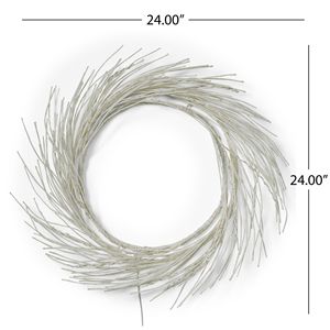 Ghirlanda di Carta Illuminata a LED da 24 Pollici per Decorazioni Natalizie - Product Image 4