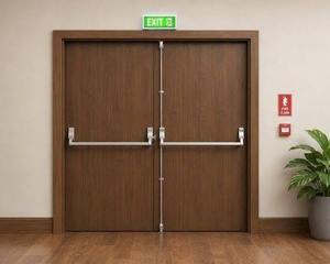Porte en bois ignifuge de qualité supérieure avec isolation acoustique pour hôtels, appartements et hôpitaux, disponible en grande quantité - Product Image 2