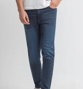Men's Straight Fit Stonewashed Denim Jeans Mid Waist Regular Fit Plus Size Casual Style 100% Cotton Woven Pants - Product Image 6