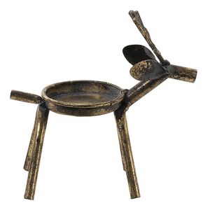 High Trending Minimalist Deer <b>Candle</b> Holder Modern Black Metal Scandinavian Artistic <b>Candle</b> <b>Stick</b> Holder Customized Size - Product Image 1
