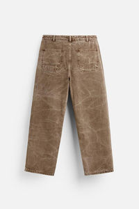 Pantalones Vaqueros Anchos de Estilo Urbano, Transpirables, de Corte Holgado, con Pierna Ancha, Cómodos, de Moda Hip Hop, para Hombre, OEM - Product Image 4
