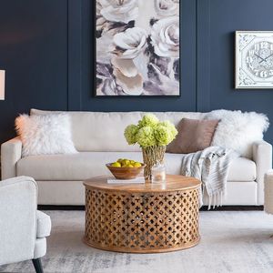 Ciotola Decorativa Rotonda in Legno per Articoli Domestici - Product Image 6